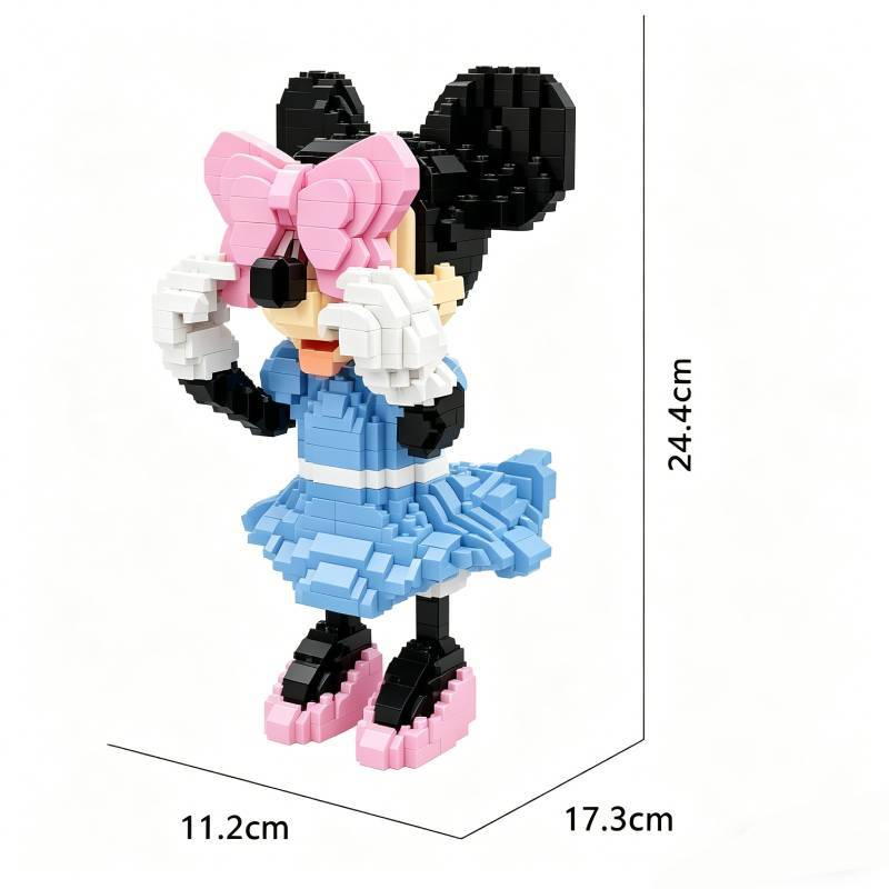 Mickey Mouse Diamond Micro Blocks With 800 Pieces For Creative Kids And Diy Enthusiasts