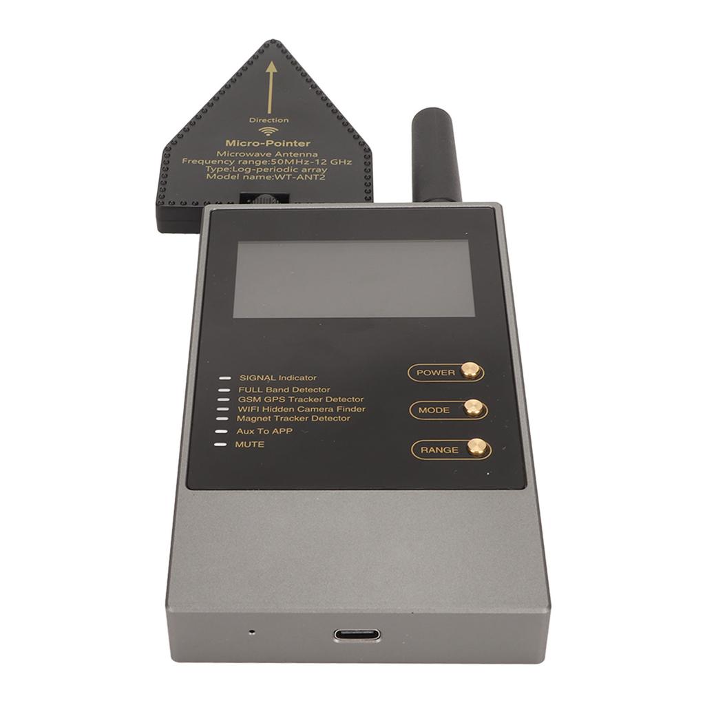 Camera Bug Detector Portable 50MHz‑8GHz High Sensitivity Wireless Signal Detector for Hidden Camera