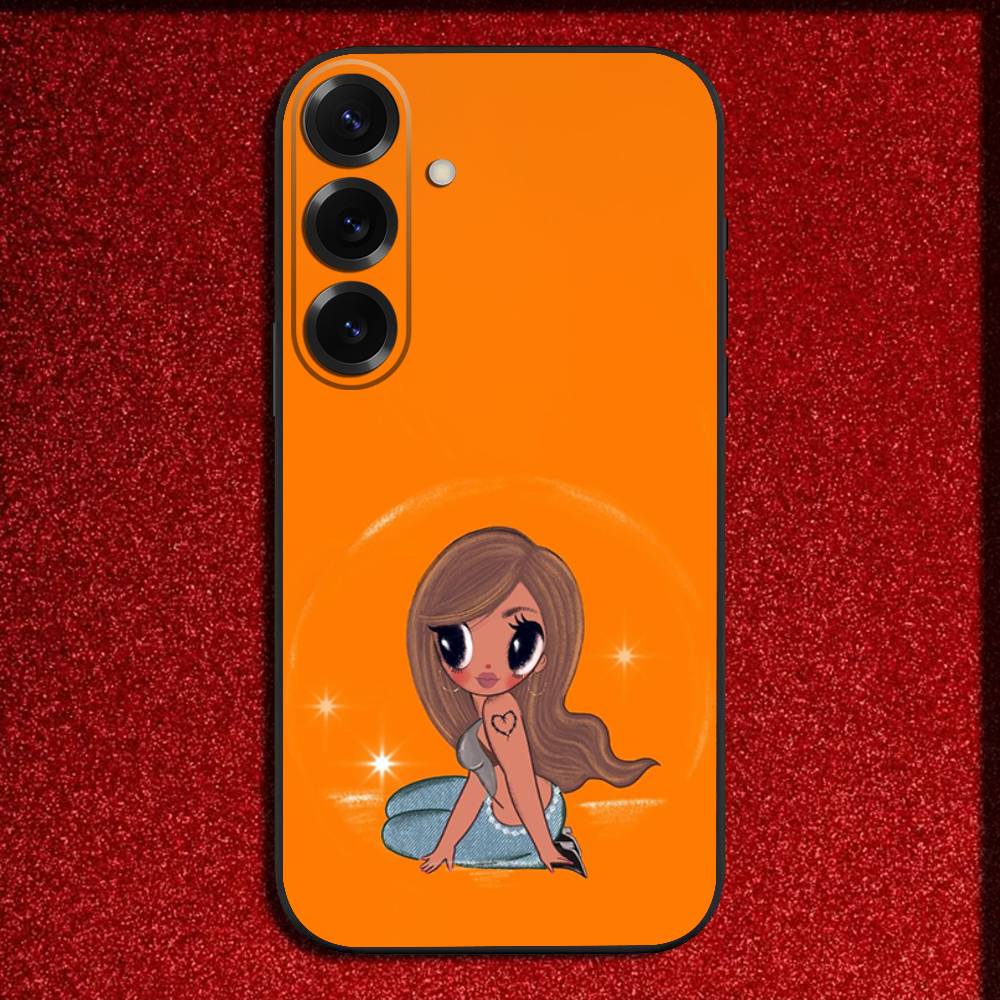 Singer K-Karol G Tropicoqueta Phone Case For Samsung S25,S24,S21,S22,S23,S30,Ultra,S20,Plus,Fe,Lite,5G Black Cover
