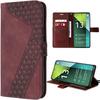 Case - eFConnection - Redmi Note 13 Pro 5G - Folio Cover - Synthetic Leather - Red