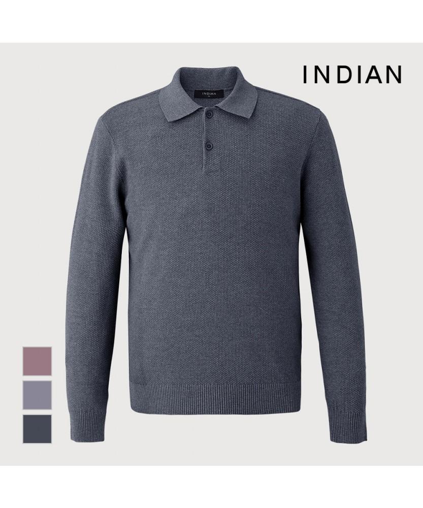 INDIAN Simple Basic Polo Shirt_Mitbl3S1101