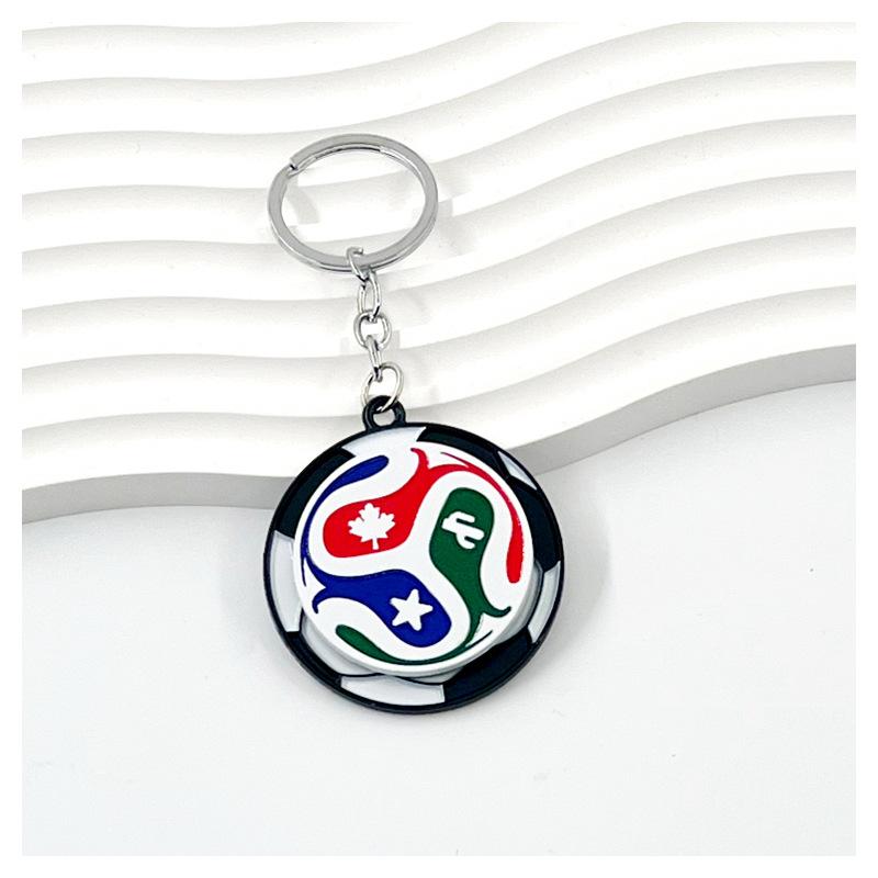 Chelsea AC Milan Barcelona Messi Real Madrid Ronaldo Football Keychain Turning Fan Pendant Blind Box Gift