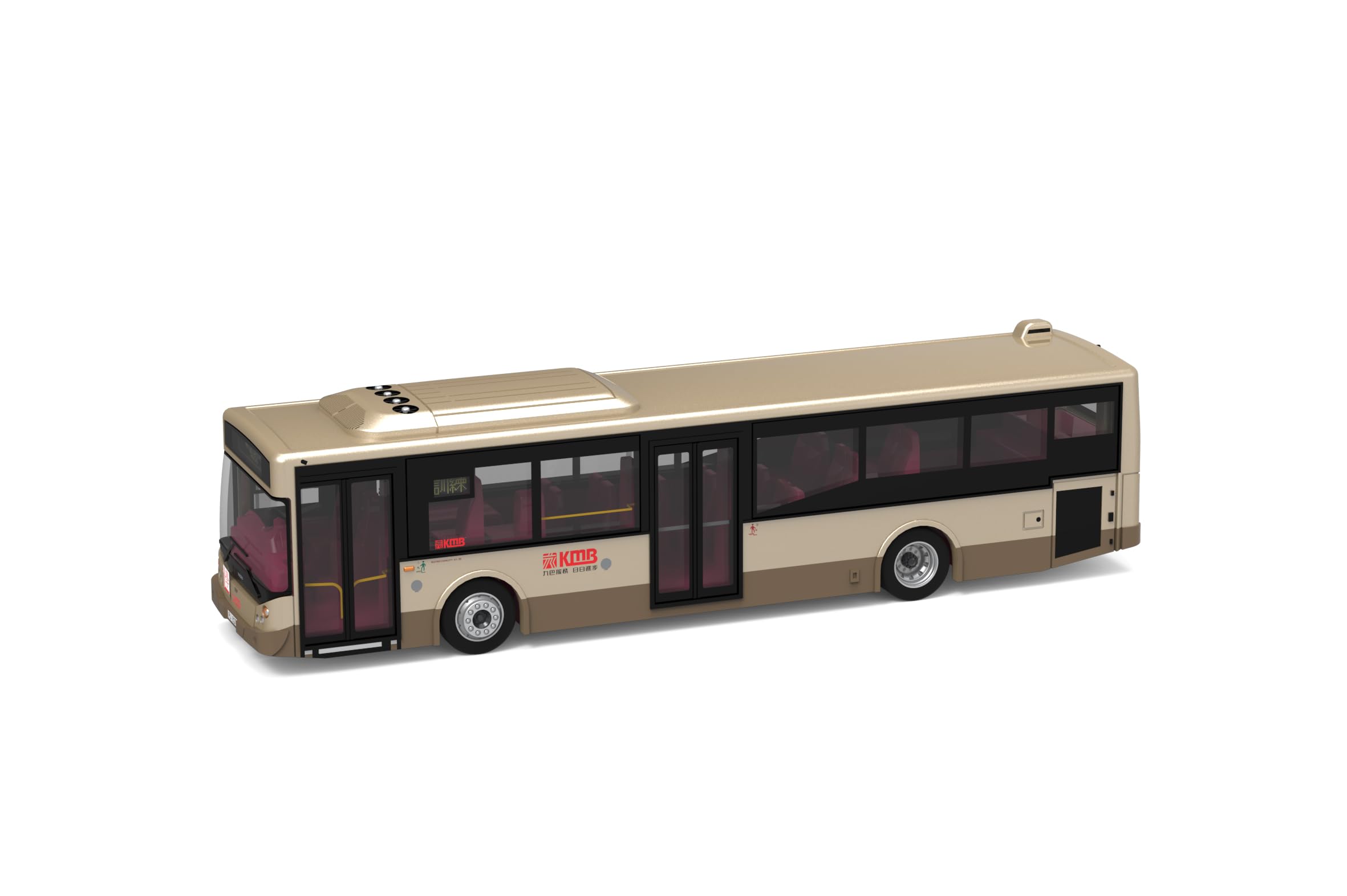 

Миниатюрный масштаб City KMB Volvo B7RLE Автобус автошколы Литая модель автомобиля 1/110 (PJ8272)