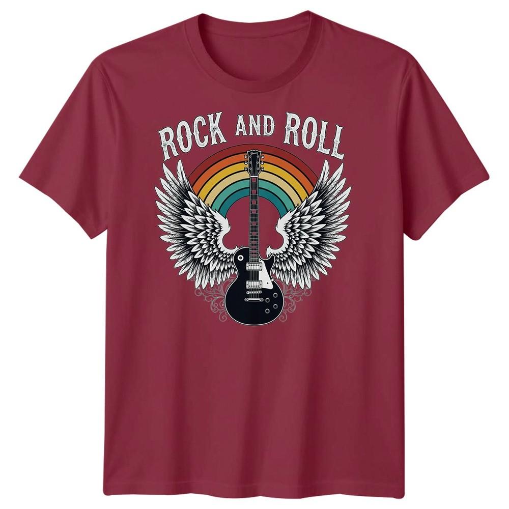Guitar Heaven Rock N Roll Music Heavy Metal Unisexs Tshirt Tee Top