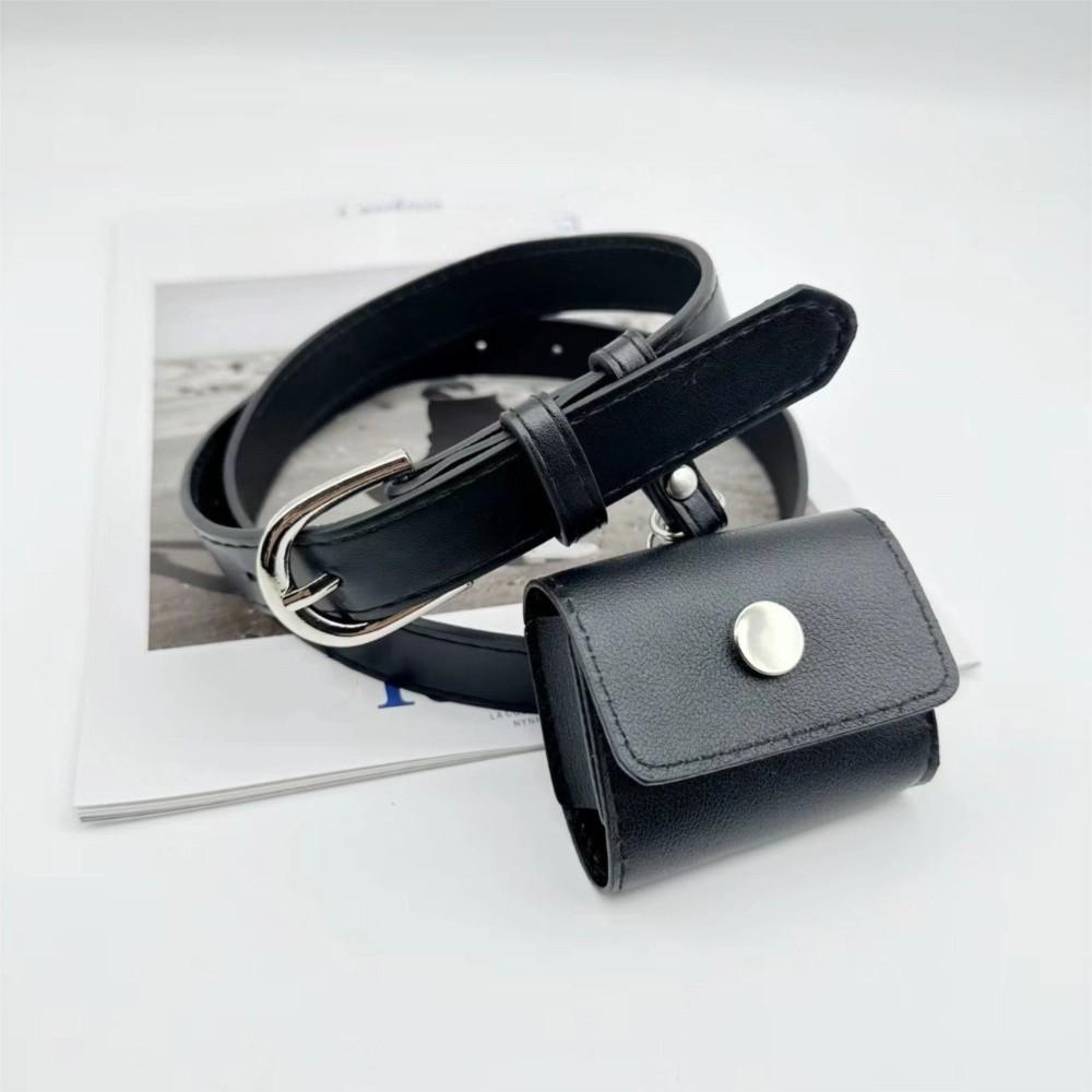 2 In 1 Waist Bag PU Leather Women Belt Bag Detachable Belt With Bag  Ladies