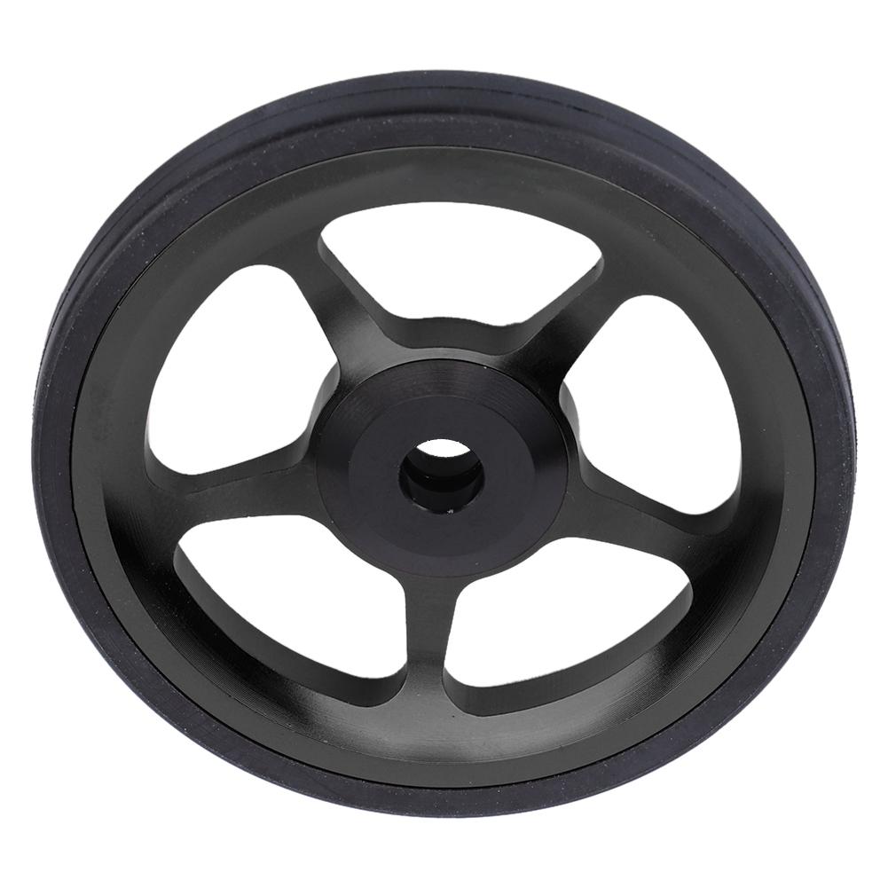 Sykkel som kan klappes sammen Aluminium Lett Hjul Sykkel med Skyvehjul og Monteringsskrue Svart