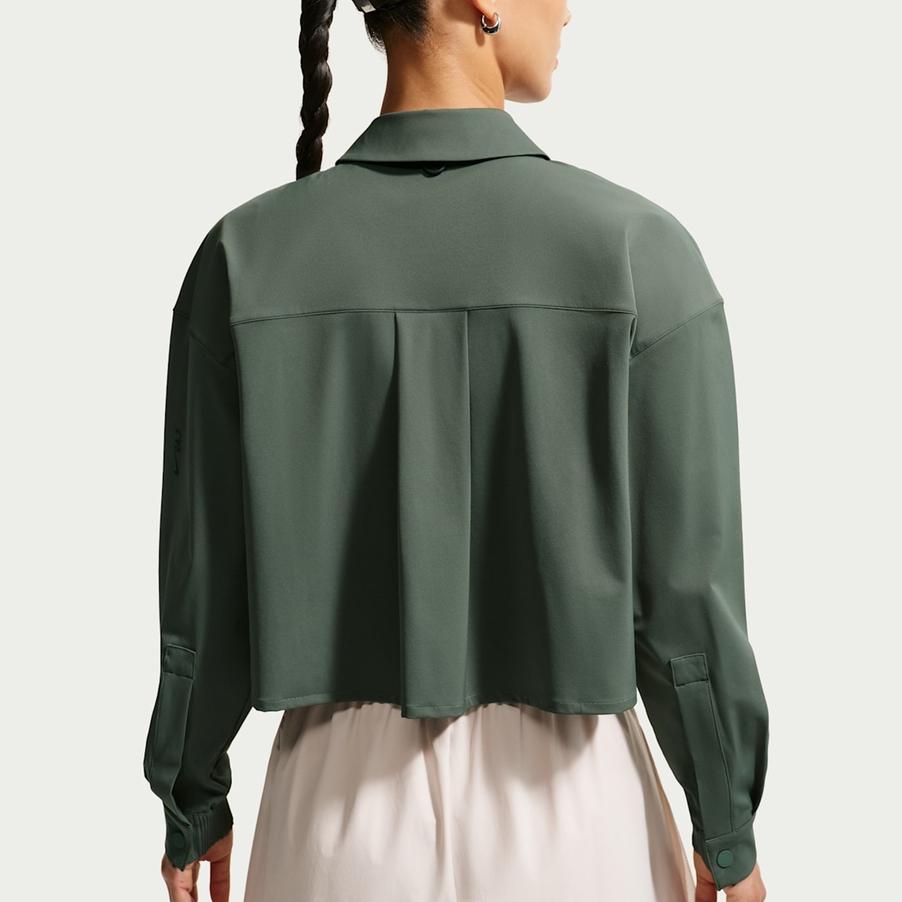 Nike 24.7 AS WW NK DF PS LS Shirt Soft Comfortable Polo Shoulder Long Sleeve Shirt Women shirts IR8704-303