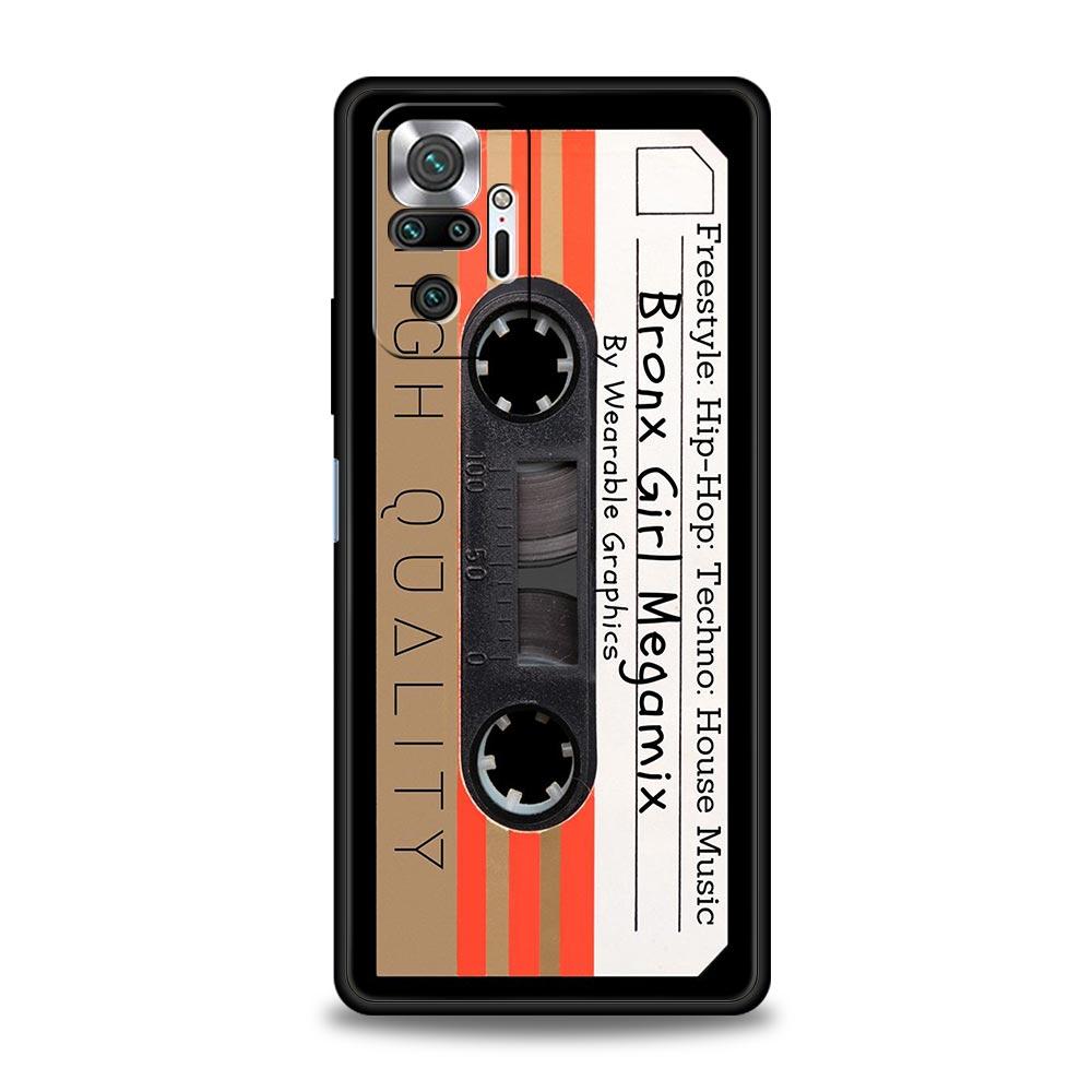 Handyhülle für Xiaomi Redmi Note 14 13 12 5G 9S 10 11 Pro Plus 4G 9T 14C 13C 12C 10C 9C 9A Hülle Retro Vintage Altes Kassettenband