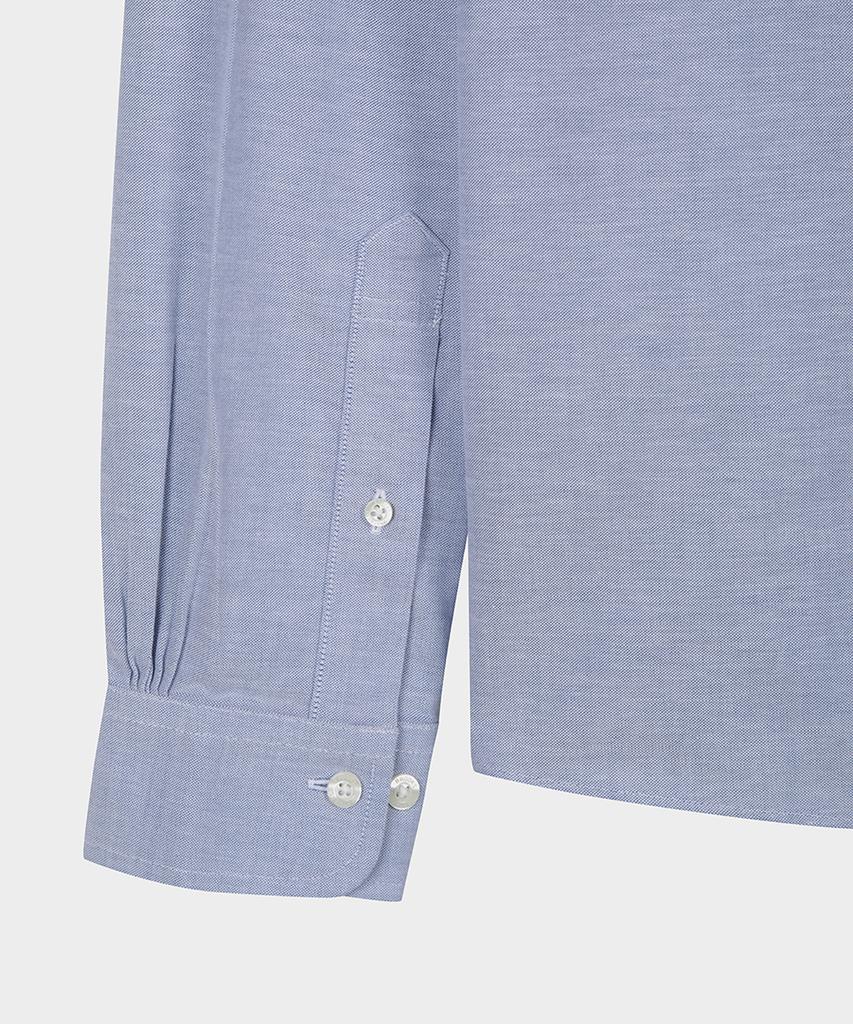 BROOKS BROTHERS Regular Fit Non-Iron Oxford Sports Shirt (Blue) (Bbthmm3773Mef)