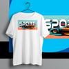 Sports Car T-Shirt: Automotive Art, Motown Muscle Car