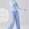 Junshi Women's Long-Sleeve Modern Chinese Dance Set