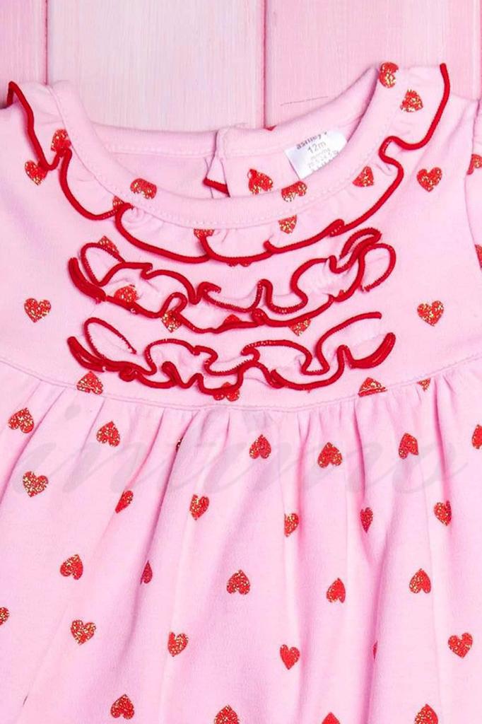 Sada pro dívky: Tunika a legíny s krátkým rukávem, bavlna Laura Ashley (55973)