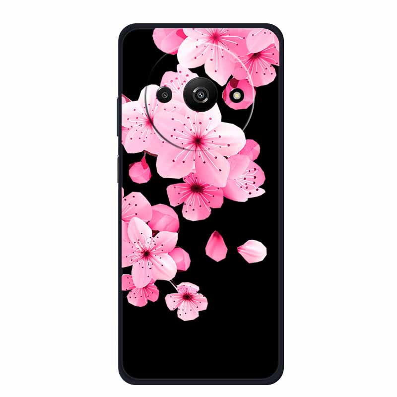 

Funda For Redmi A3x Case Cute Cartoon Cat Black Silicone Soft Phone Case For Xiaomi Redmi A3x Back Cover Cases RedmiA3x A3 A 3x Redmi A3x