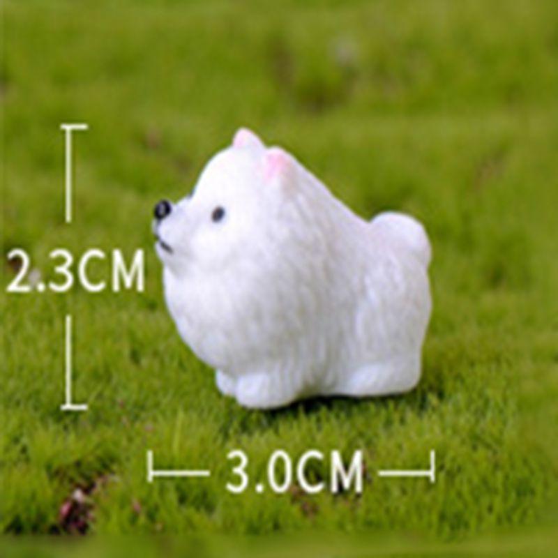 

Смола Собака Мини Куклы 12 Стиль Украшения Миниатюрный Садовый Декор Рукоделие Микро White Pomeranian