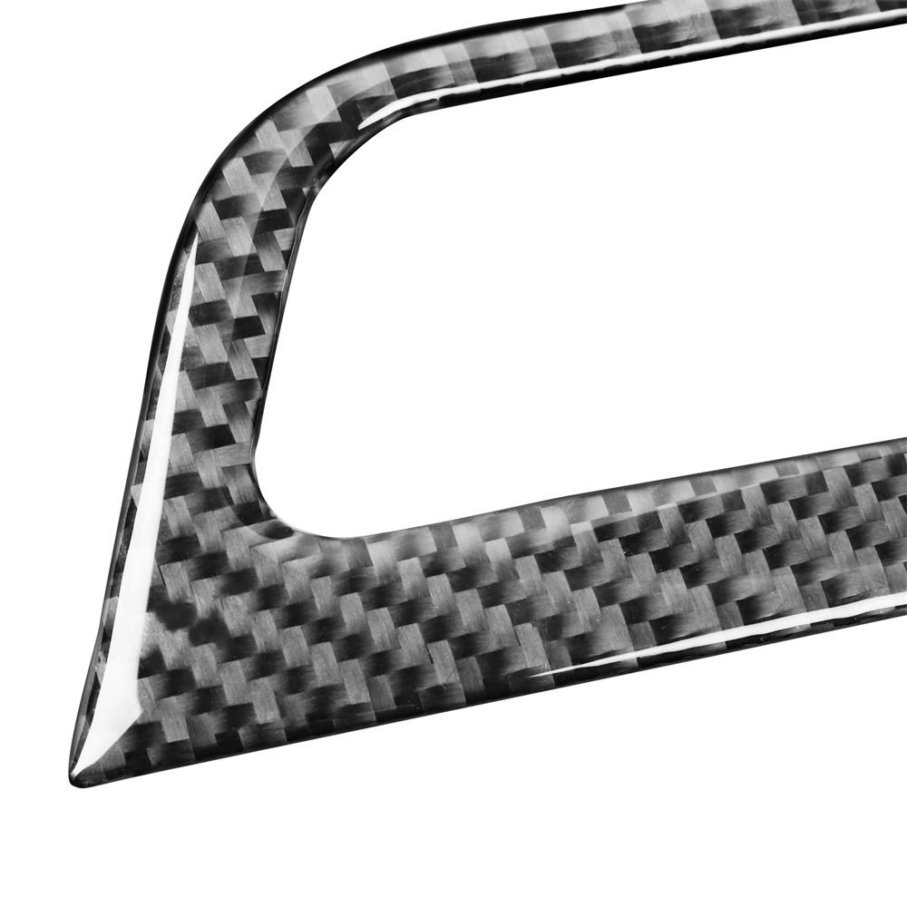 Carbon Fiber Window Lift Switch Panel Cover Trim For Mitsubishi 08-15 Lancer EVO