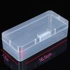 1PC Transparent Rectangular Storage Box S/M/L Plastic Buckle Empty Box Desktop Container Simple Home Dustproof Storage Box