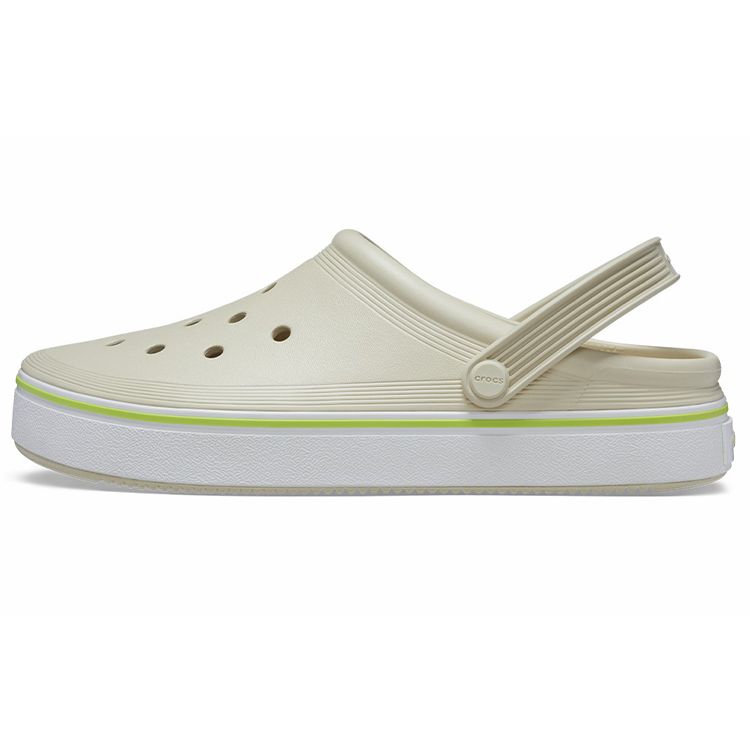 Crocs Eva Flat Hole Sports Sandals Unisex Sandals Bone-White 208371-2Y2