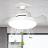 Modern Ceiling Fan Home Quiet Invisible Fan Light  Retractable LED Ceiling Fan Home Fan With Lights Remote Home Accessories