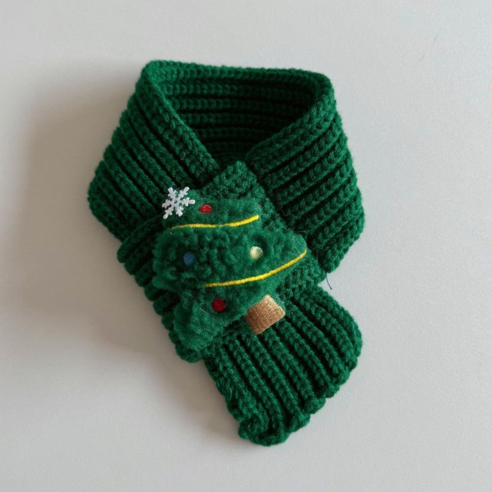 Reindeer Puppy Knitted Scarf Santa Claus Pet Winter Warm Scarf Pet Christmas Scarf Christmas Party