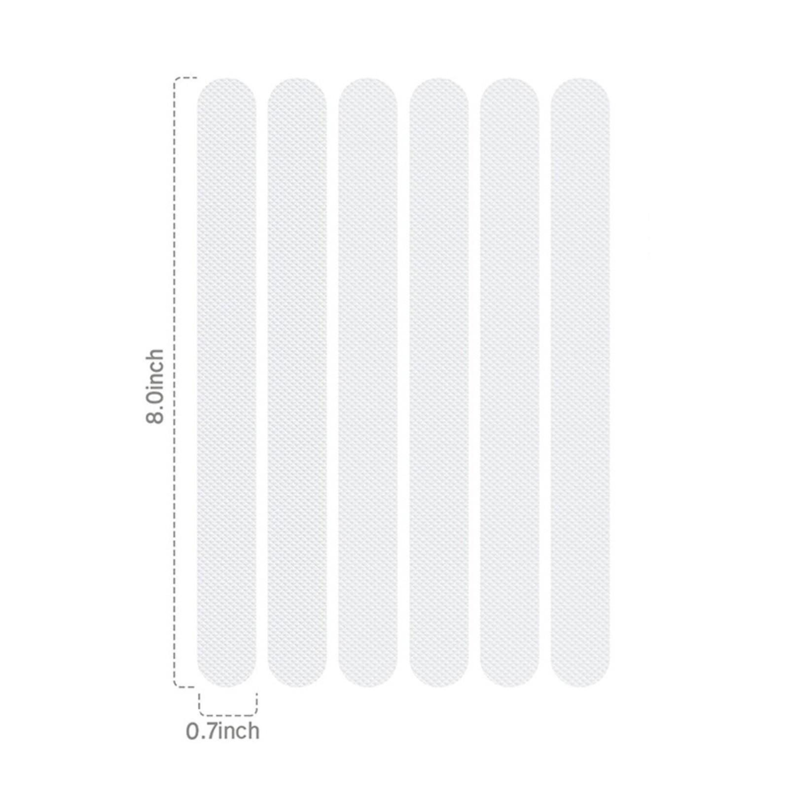 

Противоскользящие наклейки на длинные ступени лестницы с ромбовидным узором, моющиеся, прозрачные, самоклеящиеся противоскользящие полосы для ванной One Size белый