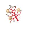 Chinese Style Bird Branch Pearl Brooch Drop Oil Design Flower Corsage Long-lasting Color Exquisite Cute Women's BFF Gift