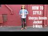 Демисезонная куртка Levi's Type 3 Sherpa Trucker Jacket rockridge