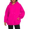 Winter 2025 Kapuzenpullover mit Fleece-Futter und überschnittenen Schultern - Europäischer & Amerikanischer Stil