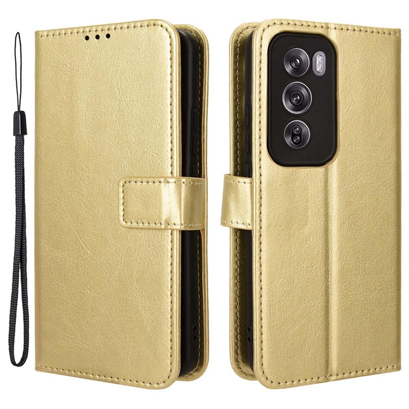 For Oppo Reno12 Pro 5G (Global) Wallet Case Crazy Horse Texture Leather Phone Cover