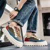 High Quality New Men's Chunky Sneakers Non-slip Leisure Sports Shoes for Men New Wear-resistant Platform Shoes Zapatillas Hombre