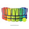 Children's Multi-Pocket Reflective Mesh Vest for Road Construction Sites