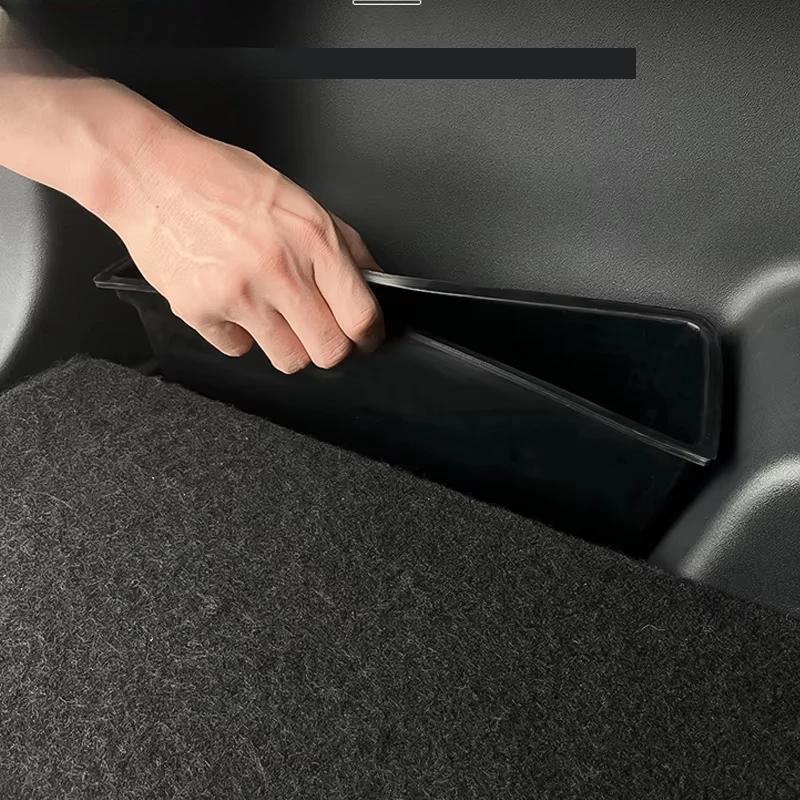 For Chery ICAR 03 Jaecoo J7 2025 2025 Car Styling Rear Trunk Side Cover Storage Box Trunk Hidden Storage Box Auto Accessories