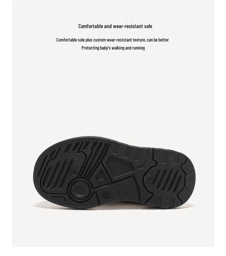 ABCKIDS 2025 Winter Velvet-Lined Velcro Sneakers for Boys & Girls