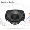 4 in Car Speakers 400W Car Speakers Midrange External Magnetic Type Coaxial 4 in Car Loudspeakers for Car Truck Black