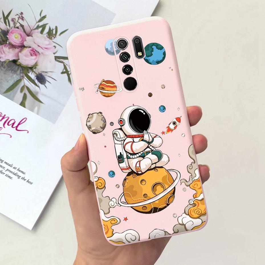 For Xiaomi Redmi 9 Cute Animal Cartoon Phone Case For Redmi 9 Prime Redmi9 China Version Candy Color Soft Silicon TPU Back Cover