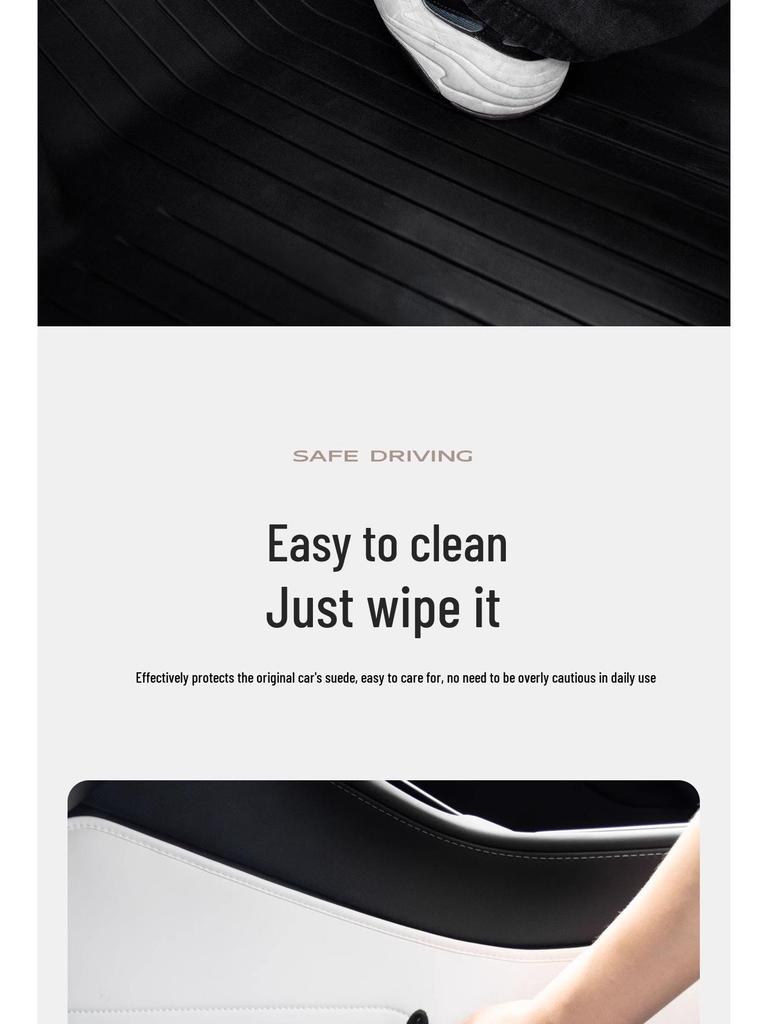 Anti-kick and dirt protection pads for Tesla Model YL/Y/3 center console sides