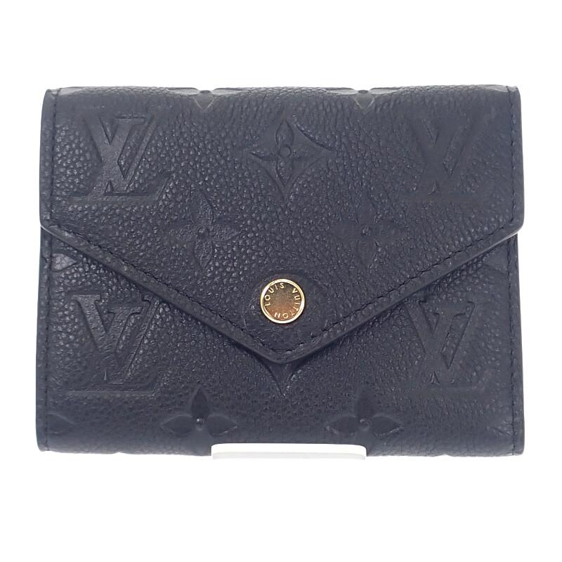 LOUIS VUITTON  M64060 Tri-fold wallet Noir Monogram Ann Platt Women