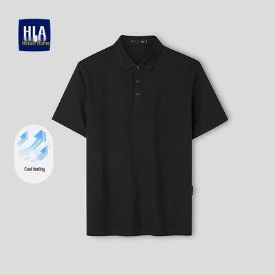 HLA Men's Light Business Cooling Pique Polo Shirt