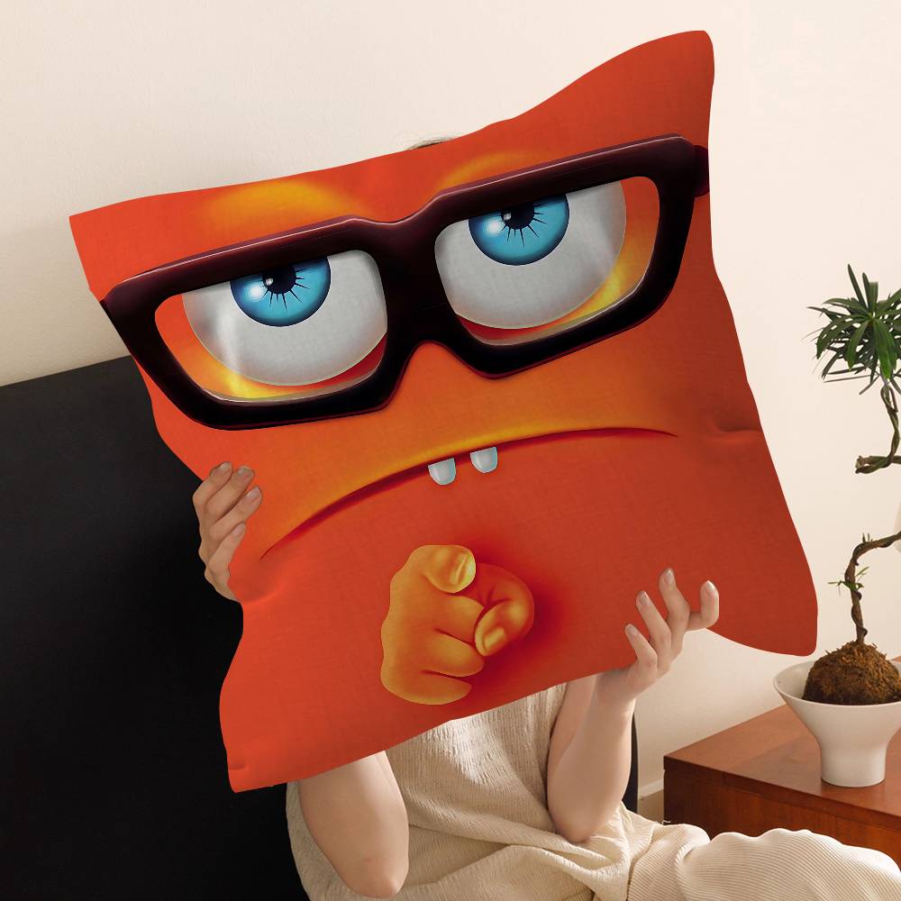 3D Funny Meme Face Cushion Cover Car Throw Pillow Case For Sofa Car Christmas Gift 40x40cm 45x45cm