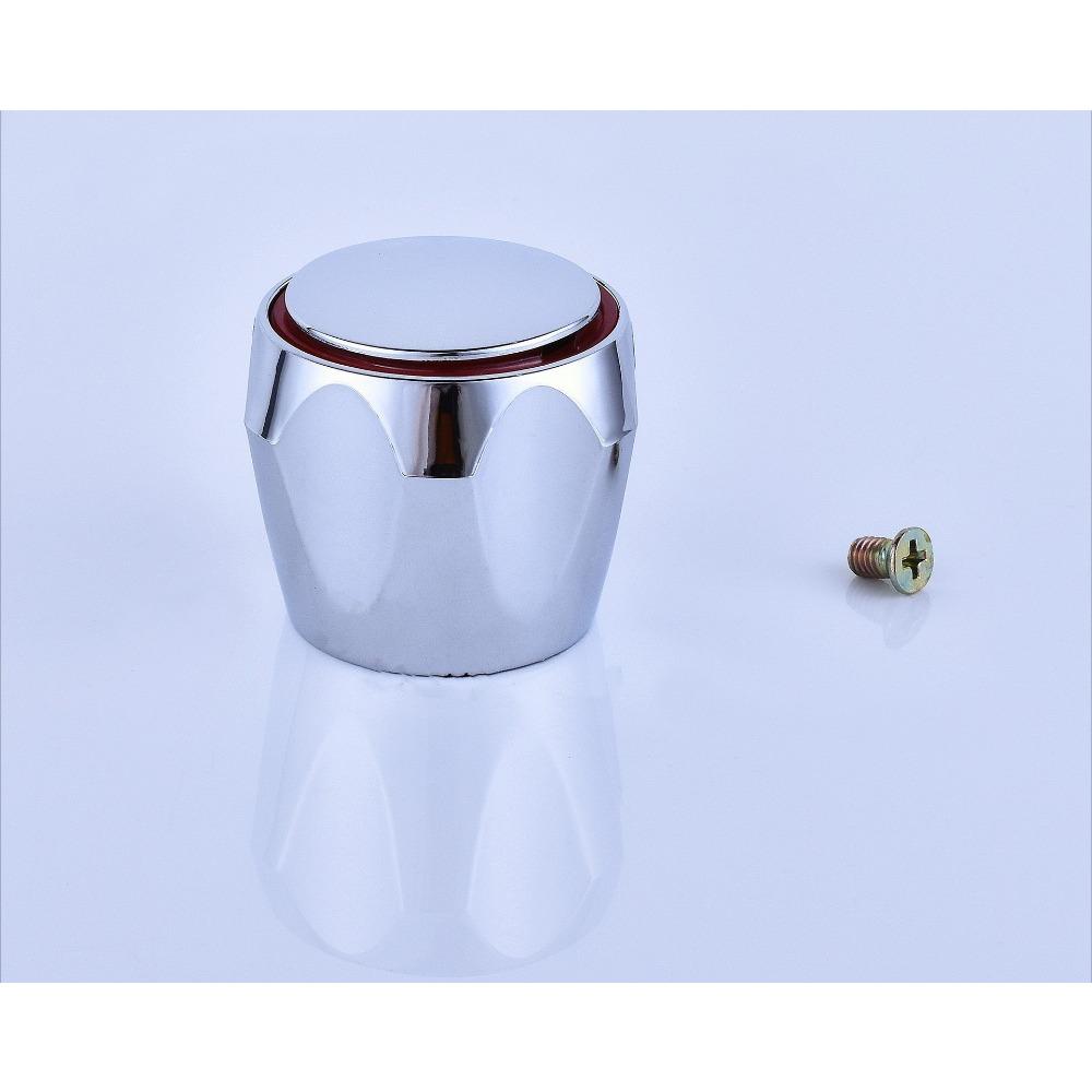 

Горячий и холодный кран, верхняя крышка крана, хромированный сменный комплект, ручка для смесителя для кухни, ванной, раковины/ванны, детали крана красный