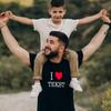 I LOVE + WŁASNY TEKST koszulka męska idealny super prezent na WALENTYNKI XS