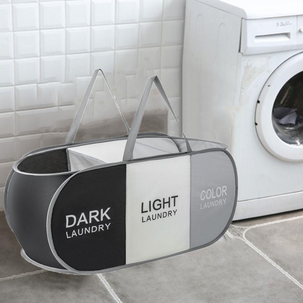 Foldable Laundry Basket Large Capacity Toy Storage Basket Sundries Storage Bag  Living Room