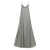 Lockeres ärmelloses Strandkleid für Damen mit Spaghettiträgern