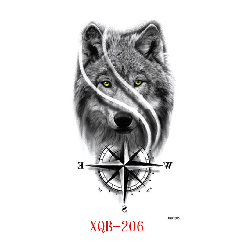 Small Full Arm Tattoo Stickers, Flower Letters, Animal Tattoo Stickers Stickers Tattoo