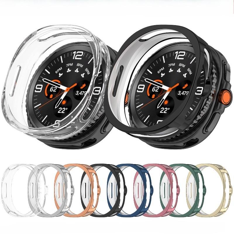 Silicone TPU Shell for Samsung Galaxy Watch 8 40mm 44mm Classic Ultra2 Full Cover Case Accessory