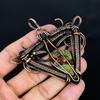 Dragon Blood Stone Pendant, Handmade Gemstone 999 Copper Wire Wrap Pendant Antique Jewelry, For Gift Copper Jewelry