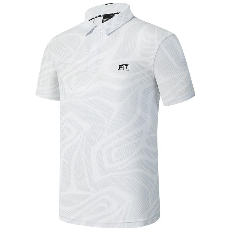 FILA Men s Knit Short-Sleeve Golf Polo Shirt L