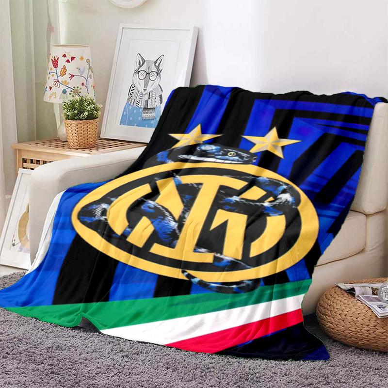 Famous F.C. Internazionale Milano football player Lautaro Martínez blanket Soft four season home bed office travel outdoor warm blanket L10