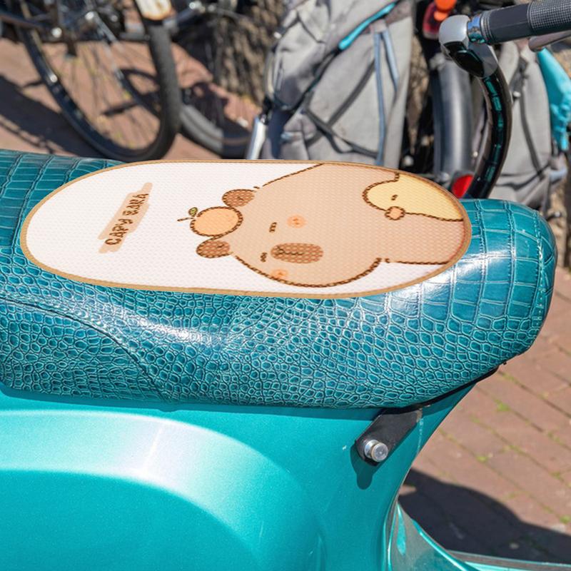 Capybara Motorcycle Seat Cushion Cool & Breathable Electric Motorbike Seat Pad Capybara Seat Cover Motorcycle Accessories
