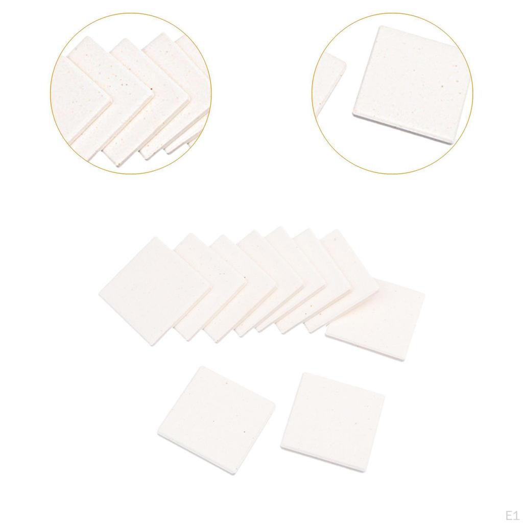 10Pcs Ceramic White Coralline Coral Frag Plugs,Coral Ornament Supplies,Sturdy High