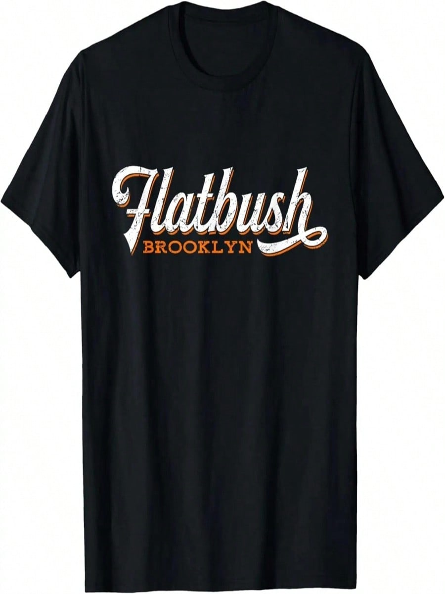 Flatbush Brooklyn New York Retro Cool T-Shirt T-Shirt S разноцветный